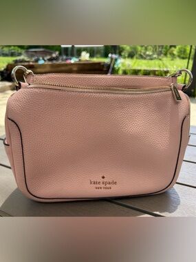 kate spade Blush Pink Pebbled Leather Crossbody
